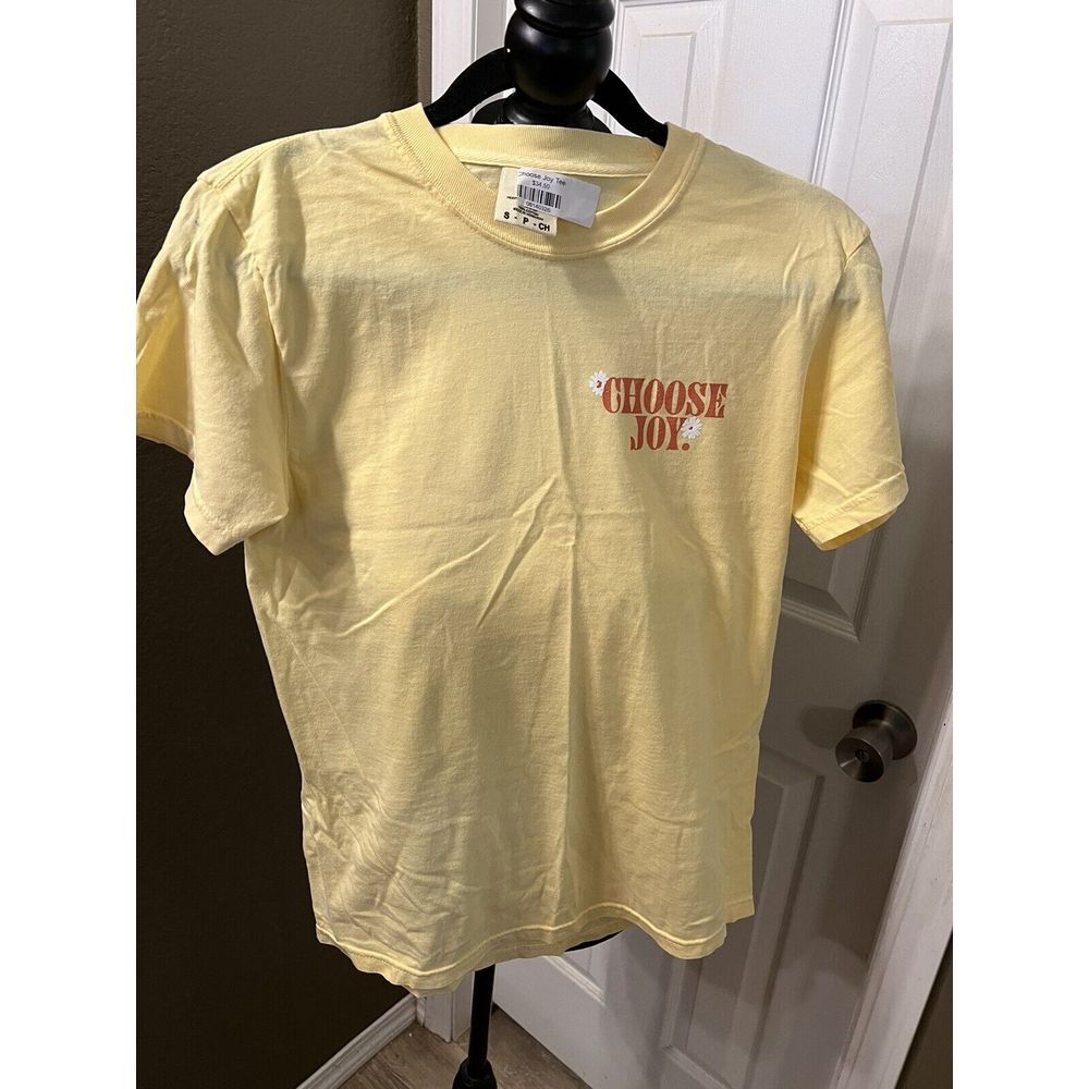 Boutique Yellow Small Shirt Choose Joy James 1:2